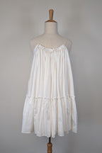 Aje Midsummer Mini Swing Dress in Ivory Size 14 BNWT RRP $295