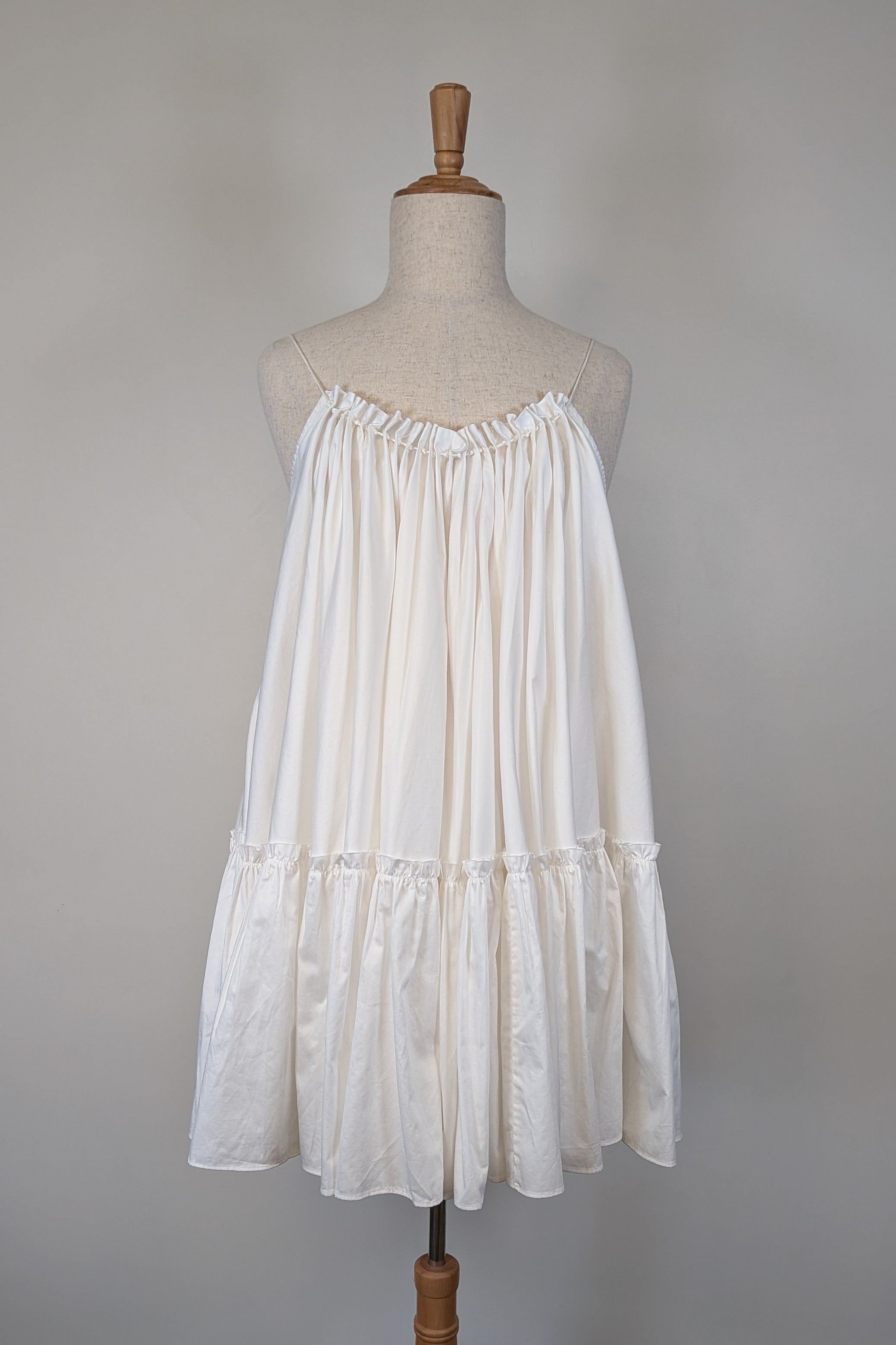Aje Midsummer Mini Swing Dress in Ivory Size 14 Brand New With Tags RRP $295