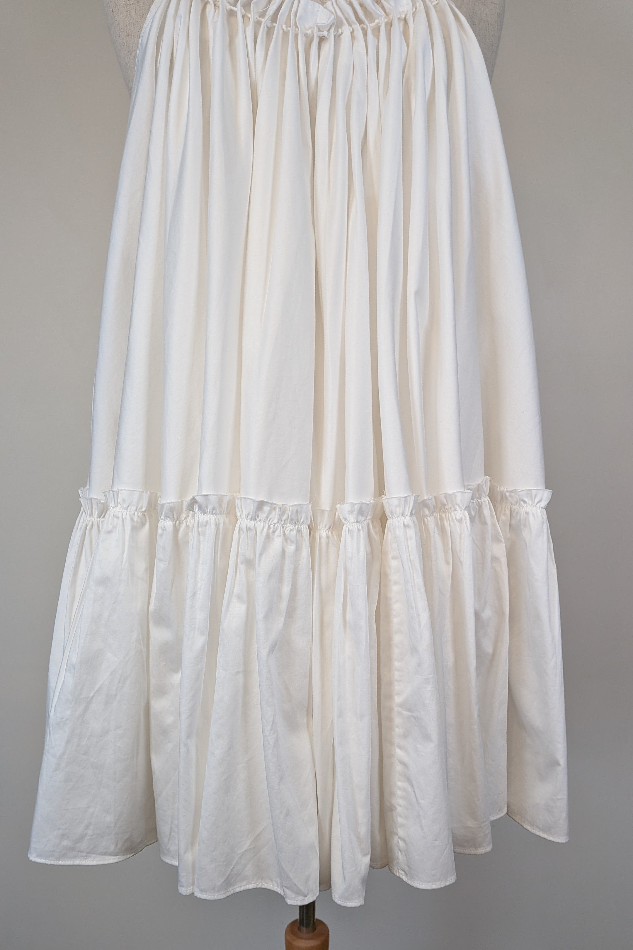 Aje Midsummer Mini Swing Dress in Ivory Size 14 Brand New With Tags RRP $295