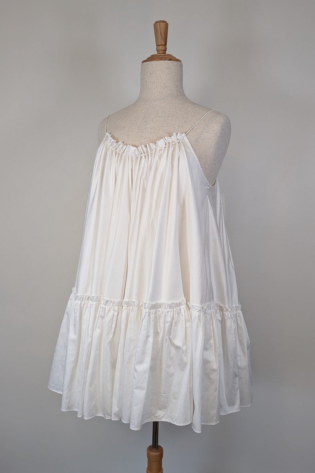 Aje Midsummer Mini Swing Dress in Ivory Size 14 BNWT RRP $295