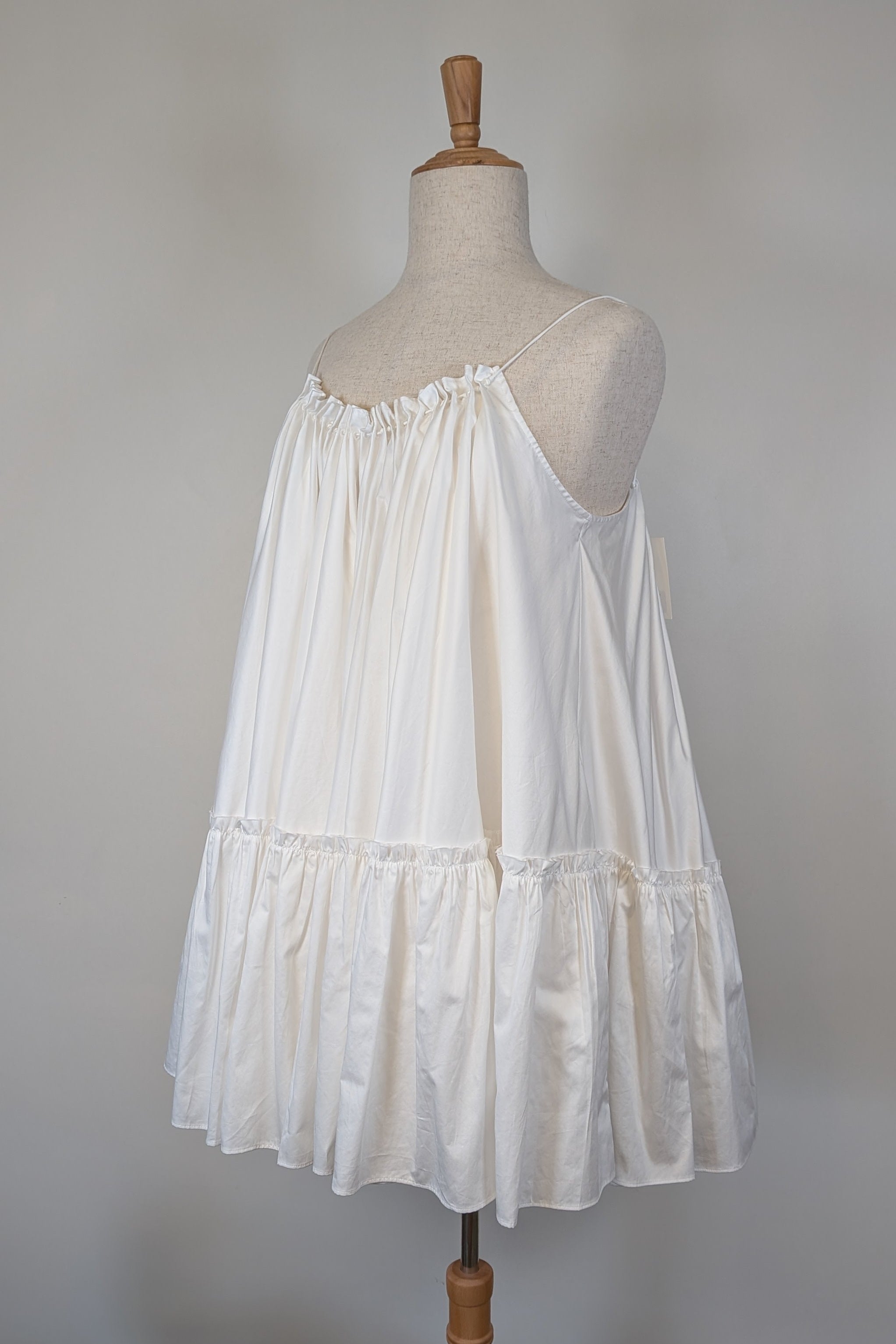 Aje Midsummer Mini Swing Dress in Ivory Size 14 BNWT RRP $295