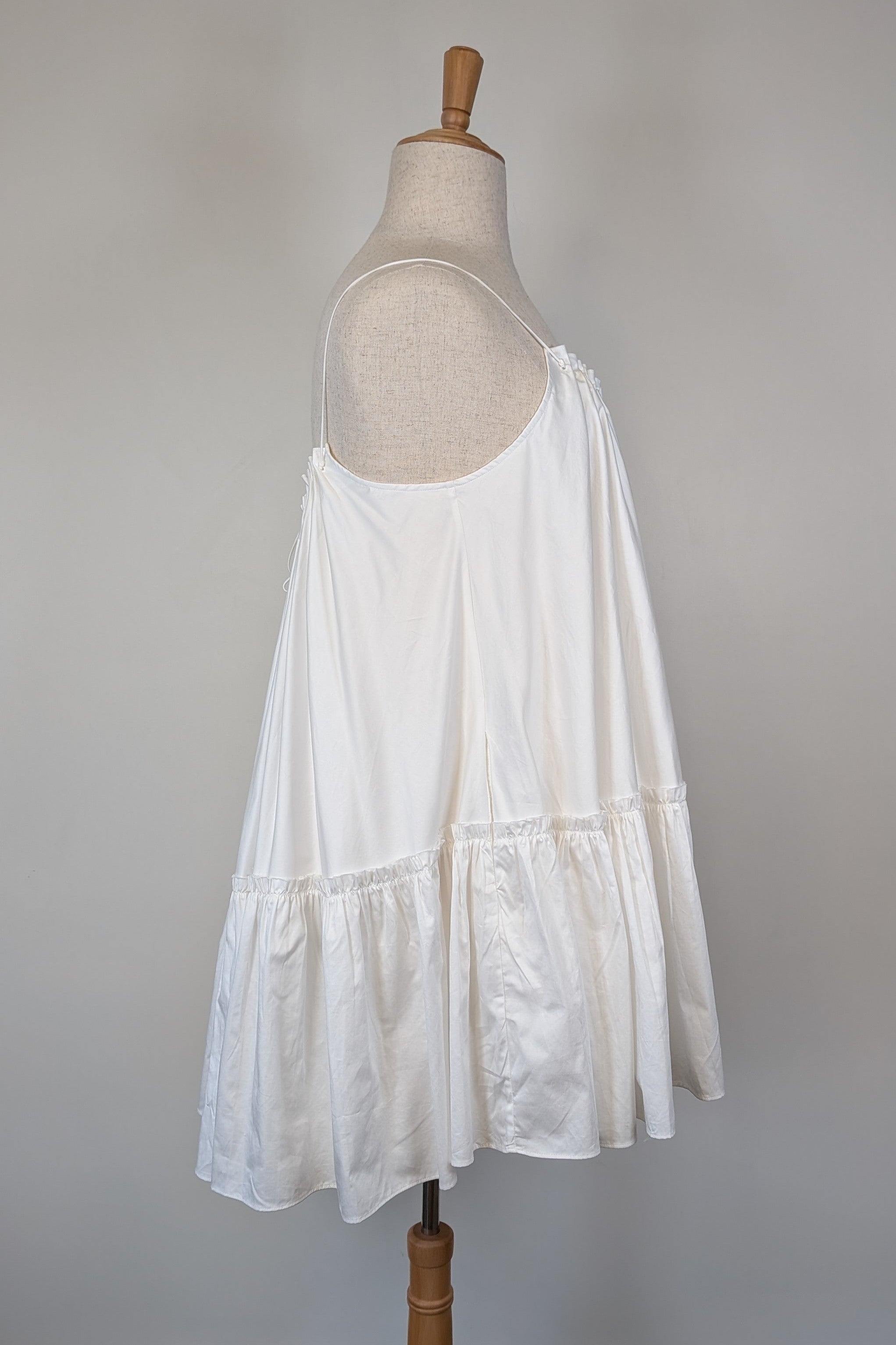 Aje Midsummer Mini Swing Dress in Ivory Size 14 BNWT RRP $295