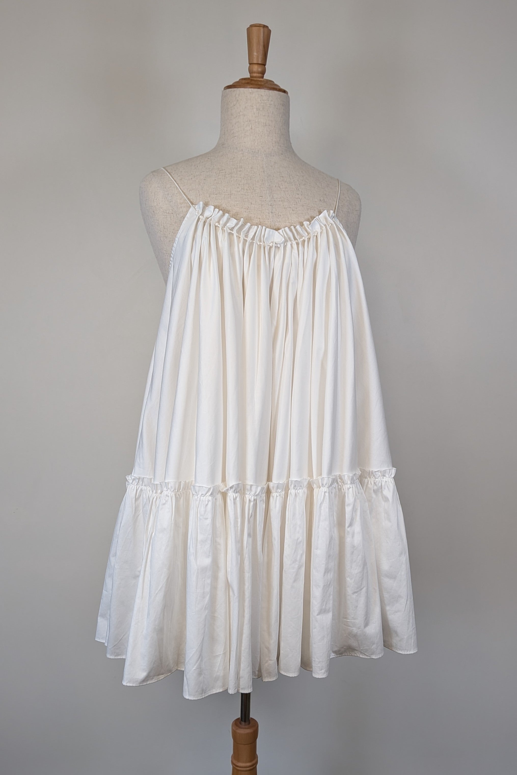 Aje Midsummer Mini Swing Dress in Ivory Size 14 BNWT RRP $295