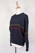 Vintage 90s Sovrano Australia 3D Cable Knit Pure New Wool Jumper Size L