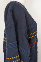 Vintage 90s Sovrano Australia 3D Cable Knit Pure New Wool Jumper Size L