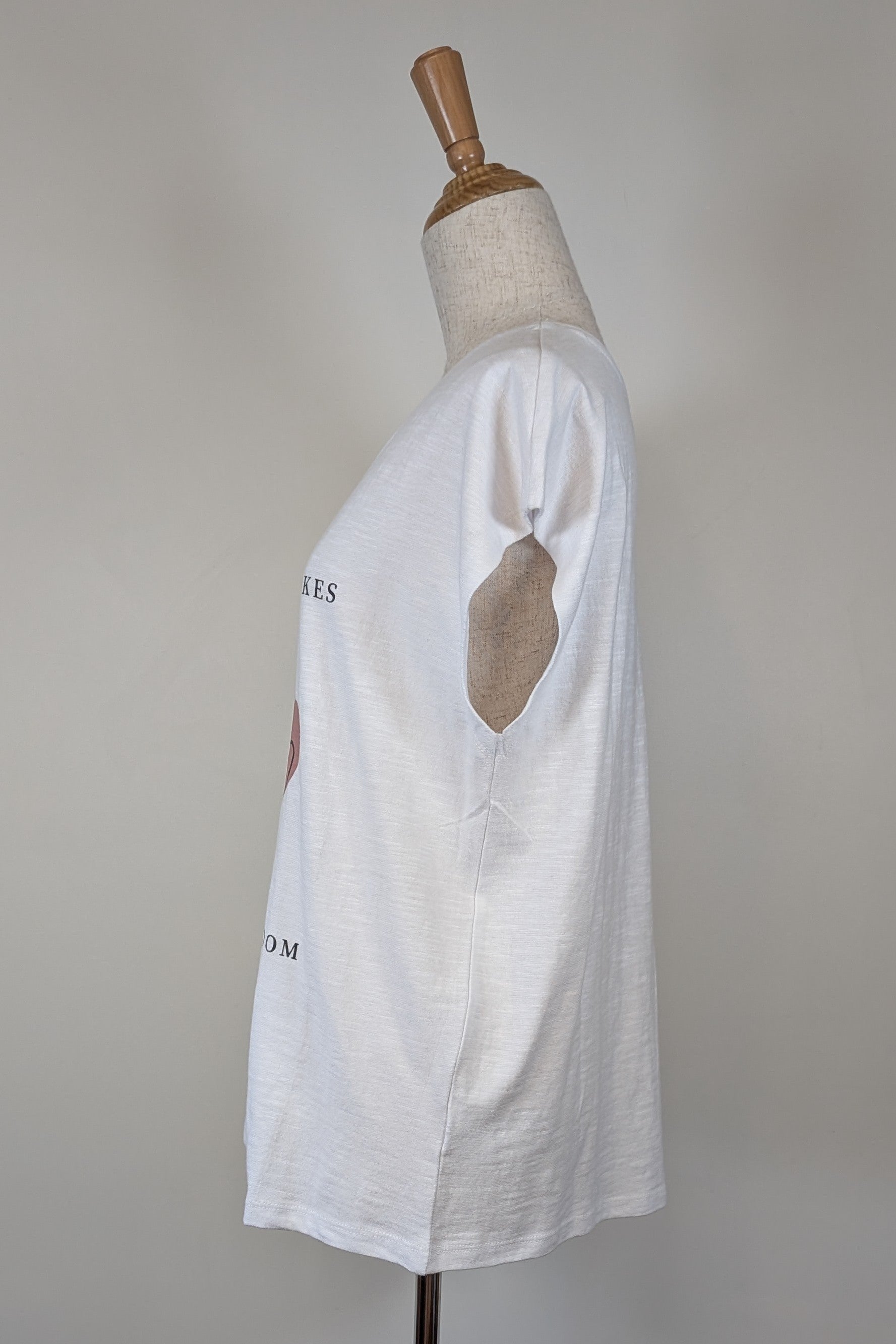 Katies White Cotton Graphic Tee Size S BNWT RRP $59.99