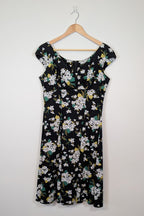 Retrospec'd Empire Floral Fit & Flare Dress Size 14