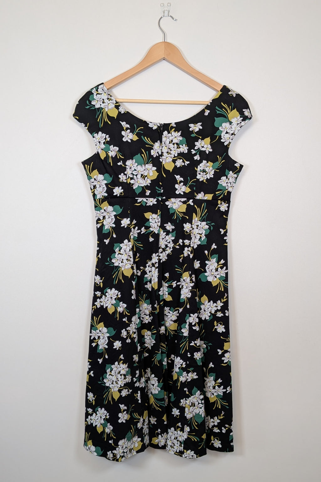 Retrospec'd Empire Floral Fit & Flare Dress Size 14