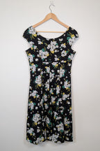 Retrospec'd Empire Floral Fit & Flare Dress Size 14