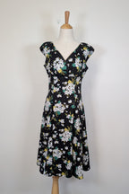 Retrospec'd Empire Floral Fit & Flare Dress Size 14