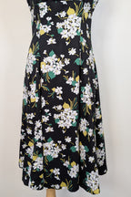 Retrospec'd Empire Floral Fit & Flare Dress Size 14
