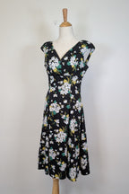 Retrospec'd Empire Floral Fit & Flare Dress Size 14