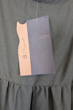 Liz Jordan Designer Collection Tiered Linen Skirt in Dusty Olive Size 18 BNWT RRP $129.99