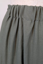 Liz Jordan Designer Collection Tiered Linen Skirt in Dusty Olive Size 18 BNWT RRP $129.99