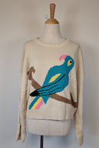 Cools Club Parrot Knit Jumper Size 12 BNWT RRP $169.95