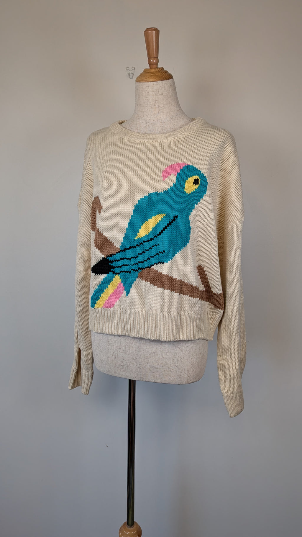 Cools Club Parrot Knit Jumper Size 12 BNWT RRP $169.95