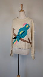 Cools Club Parrot Knit Jumper Size 12 BNWT RRP $169.95