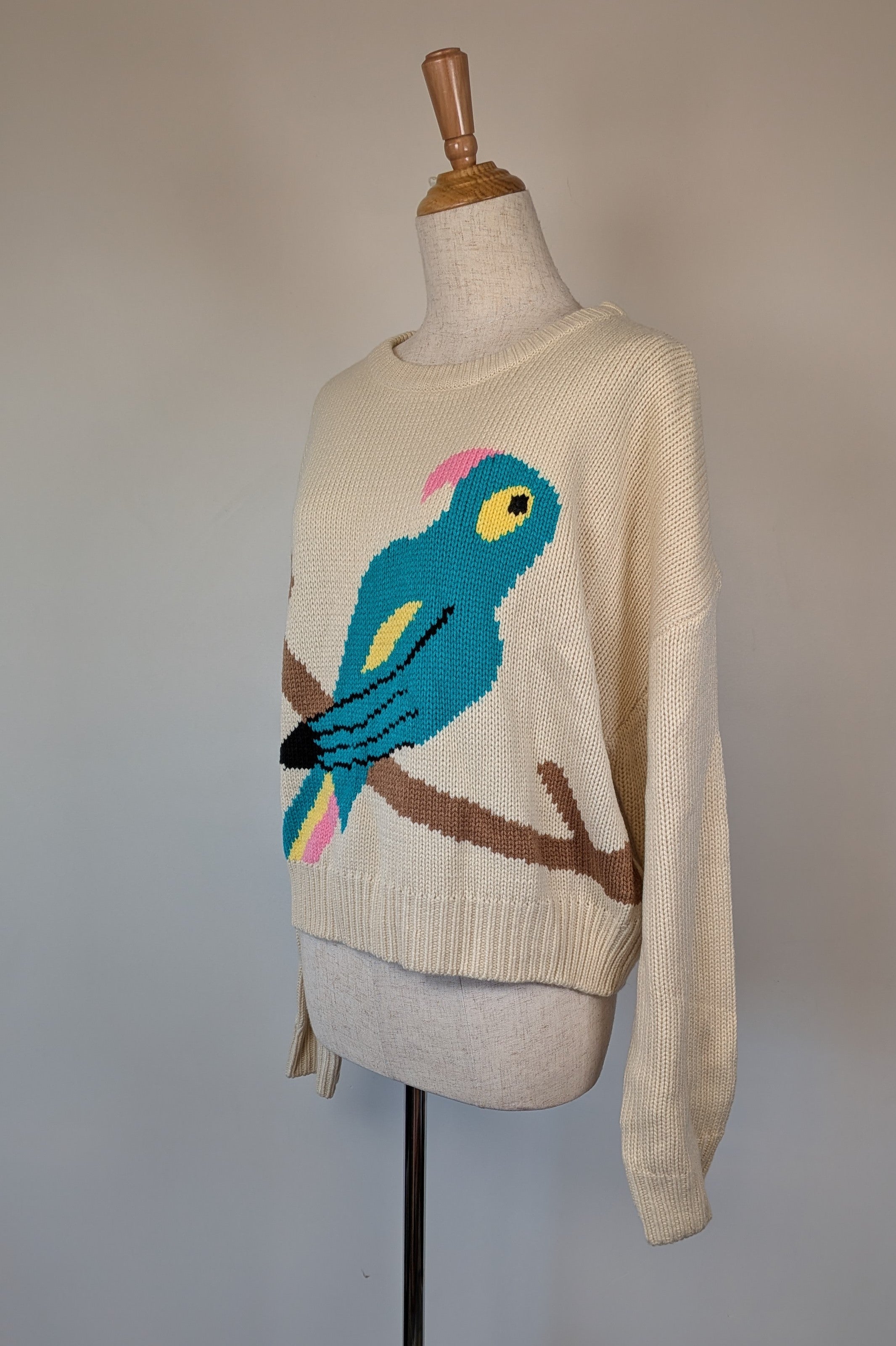 Cools Club Parrot Knit Jumper Size 12 BNWT RRP $169.95