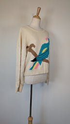 Cools Club Parrot Knit Jumper Size 12 BNWT RRP $169.95
