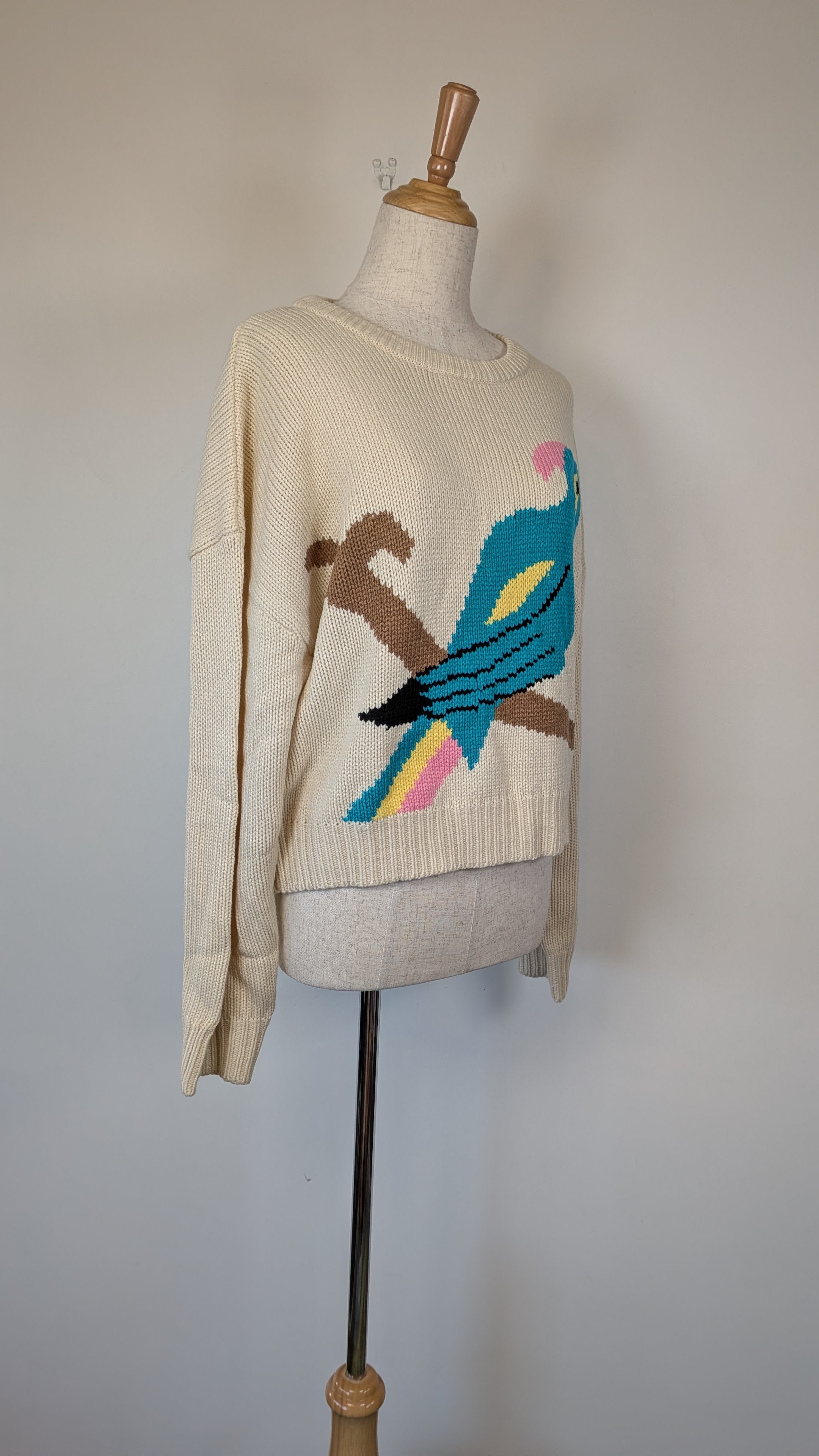 Cools Club Parrot Knit Jumper Size 12 BNWT RRP $169.95