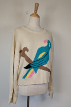 Cools Club Parrot Knit Jumper Size 12 BNWT RRP $169.95