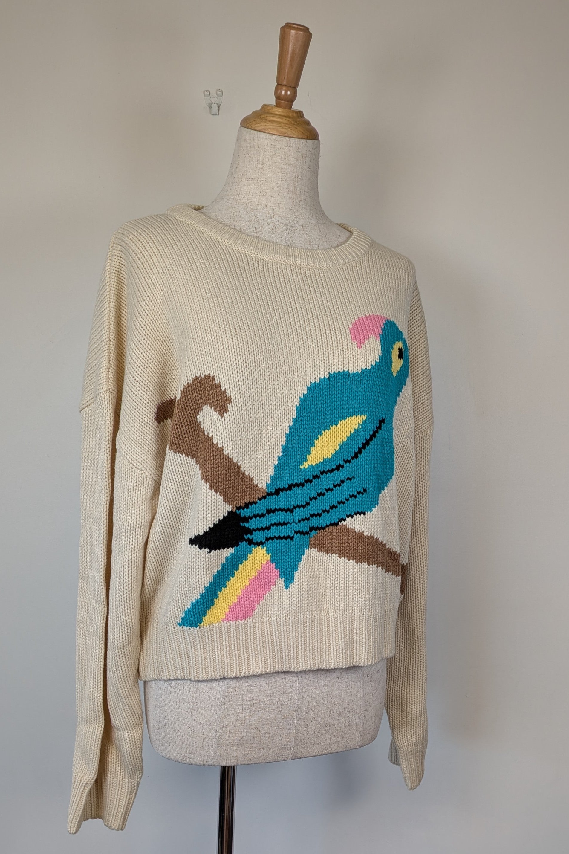 Cools Club Parrot Knit Jumper Size 12 BNWT RRP $169.95