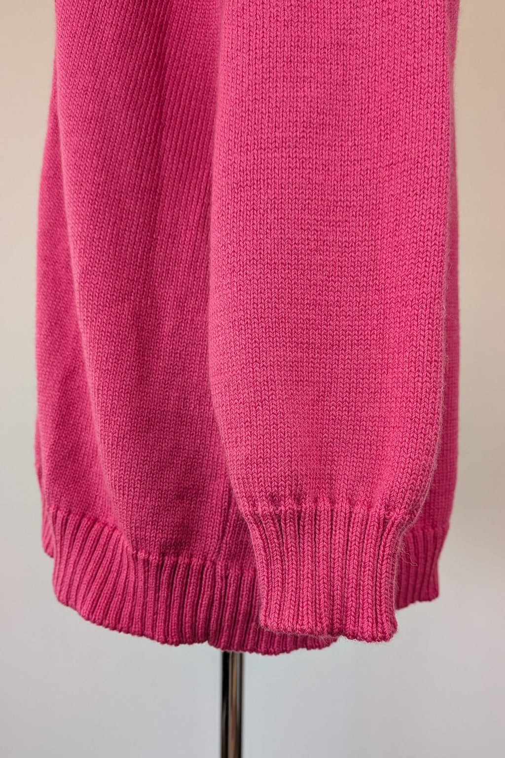 Vintage 80s Casaveen Pink Pure New Wool Cardigan (Made in Tasmania) Size M