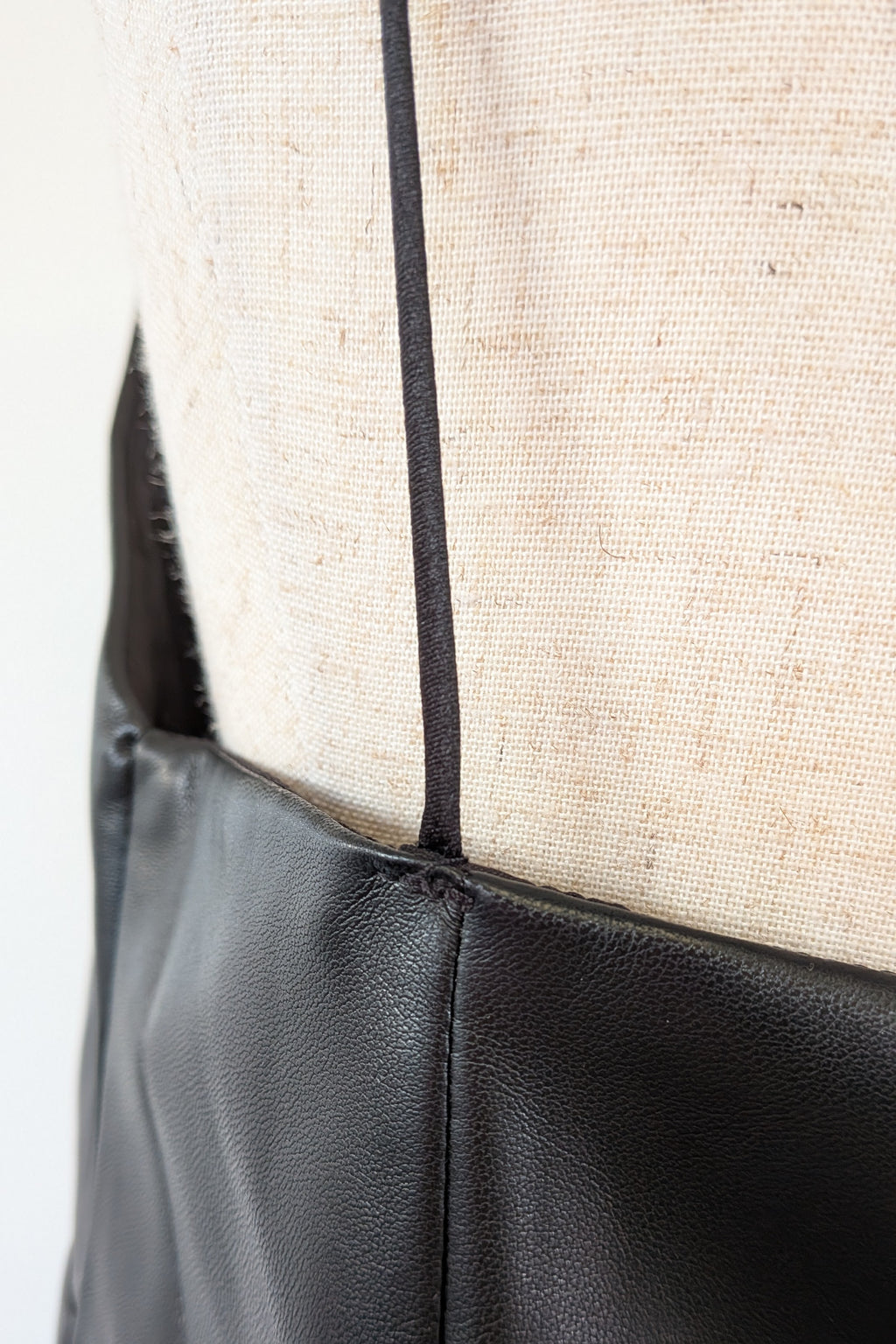 ROMY The Brand Vegan Leather Deep V Neck Midi Dress Size S BNWT RRP $335