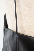 ROMY The Brand Vegan Leather Deep V Neck Midi Dress Size S BNWT RRP $335