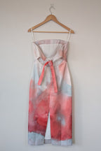 ROMY The Brand x Loralee Jade Strapless Tailored Midi Dress Size S BNWT RRP $319