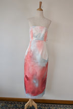 ROMY The Brand x Loralee Jade Strapless Tailored Midi Dress Size S BNWT RRP $319