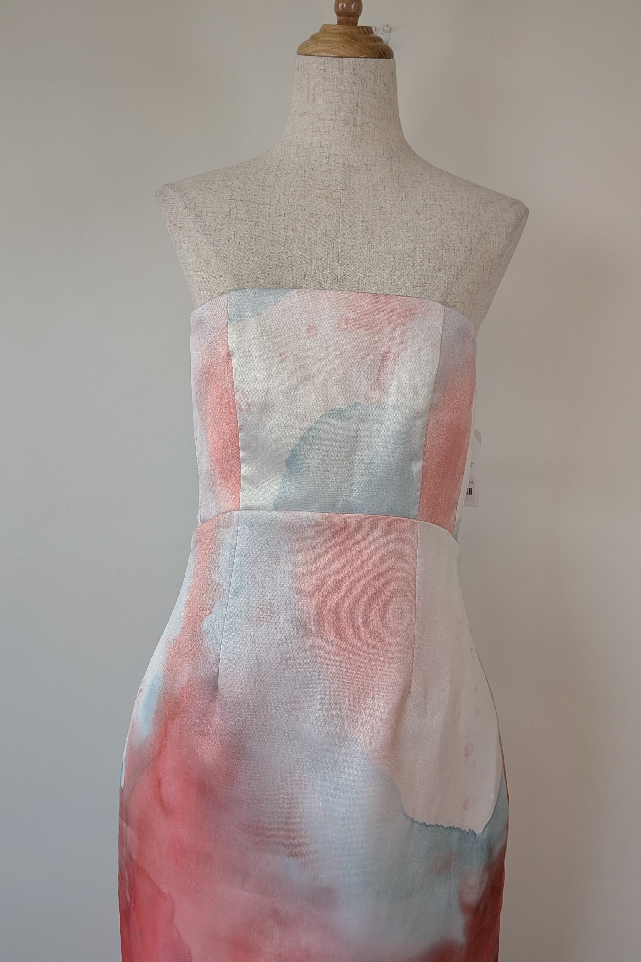 ROMY The Brand x Loralee Jade Strapless Tailored Midi Dress Size S BNWT RRP $319