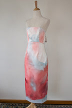 ROMY The Brand x Loralee Jade Strapless Tailored Midi Dress Size S BNWT RRP $319