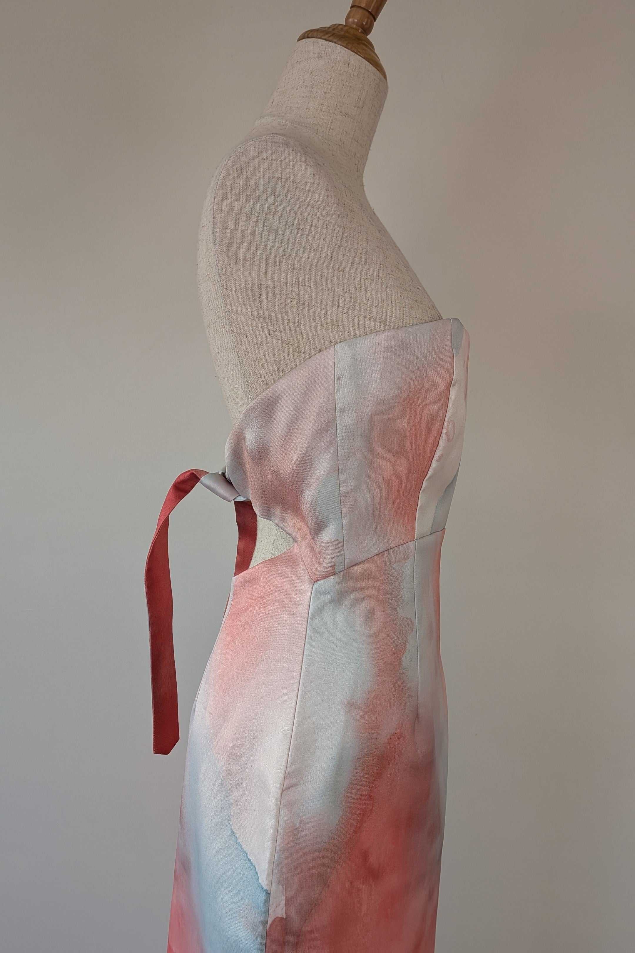ROMY The Brand x Loralee Jade Strapless Tailored Midi Dress Size S BNWT RRP $319