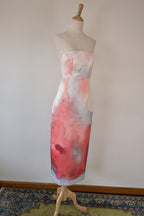 ROMY The Brand x Loralee Jade Strapless Tailored Midi Dress Size S BNWT RRP $319