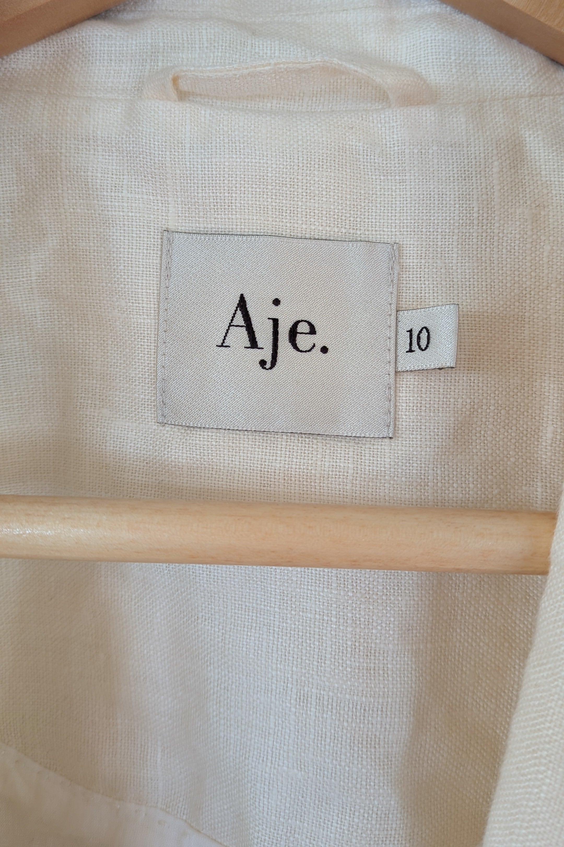 Aje Rosa Broderie Blazer in Ivory Size 10 BNWOT RRP $495