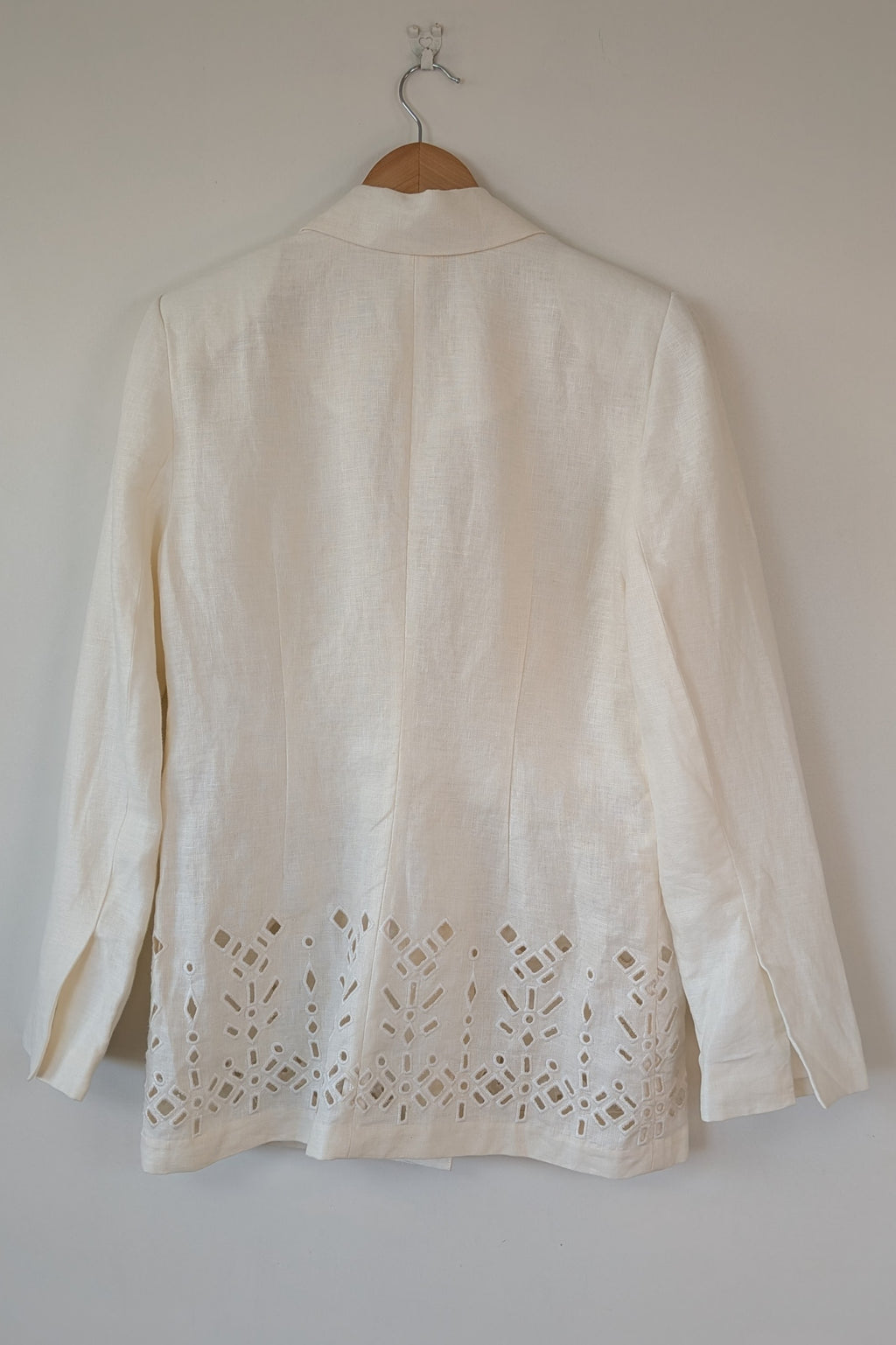 Aje Rosa Broderie Blazer in Ivory Size 10 BNWOT RRP $495