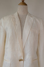 Aje Rosa Broderie Blazer in Ivory Size 10 BNWOT RRP $495
