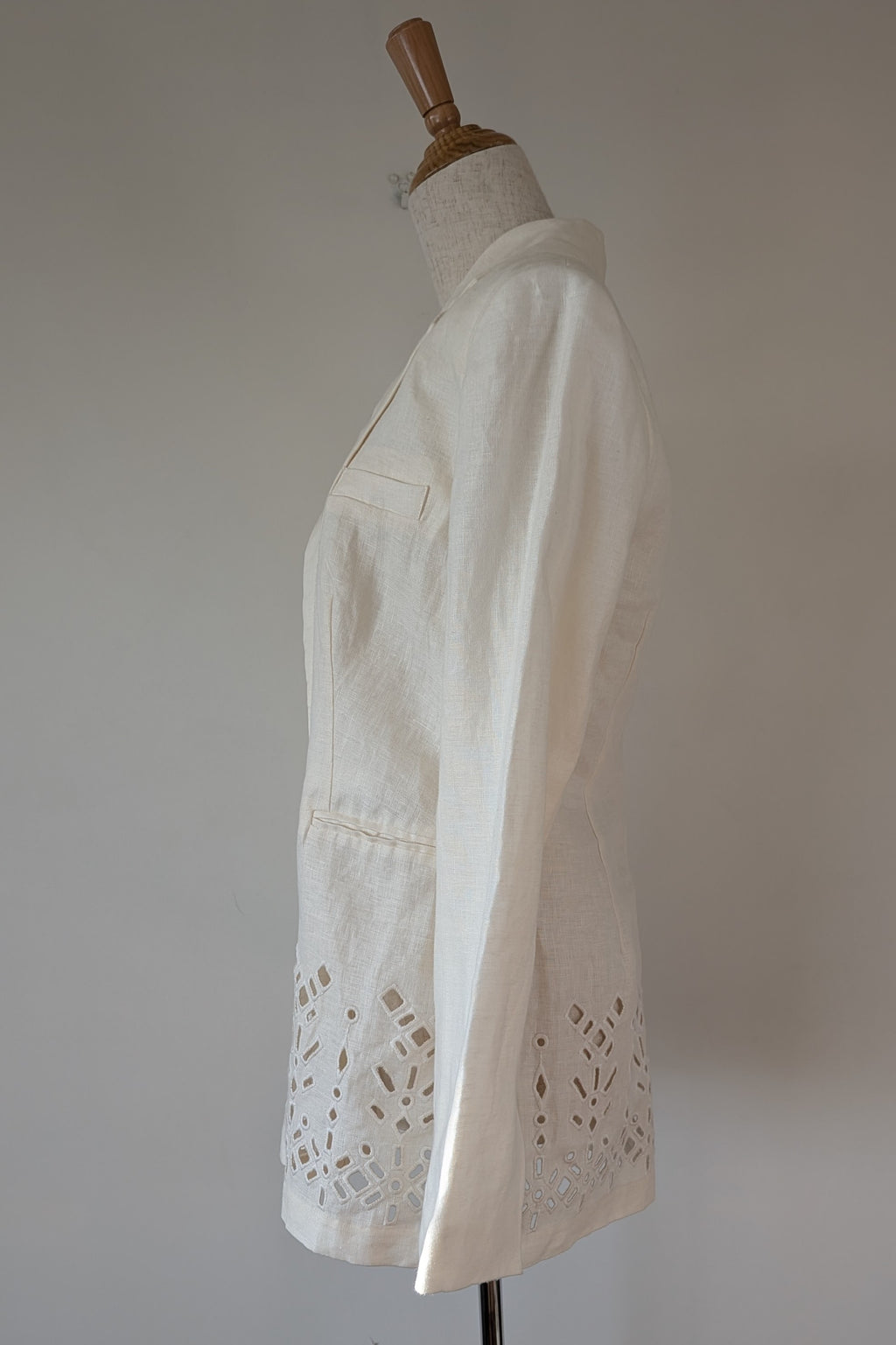 Aje Rosa Broderie Blazer in Ivory Size 10 BNWOT RRP $495