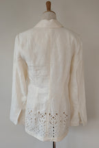 Aje Rosa Broderie Blazer in Ivory Size 10 BNWOT RRP $495