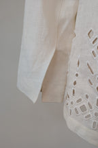 Aje Rosa Broderie Blazer in Ivory Size 10 BNWOT RRP $495