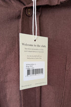Cools Club Aries Shirt in Coffee Linen Size 14 BNWT RRP $129
