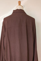 Cools Club Aries Shirt in Coffee Linen Size 14 BNWT RRP $129