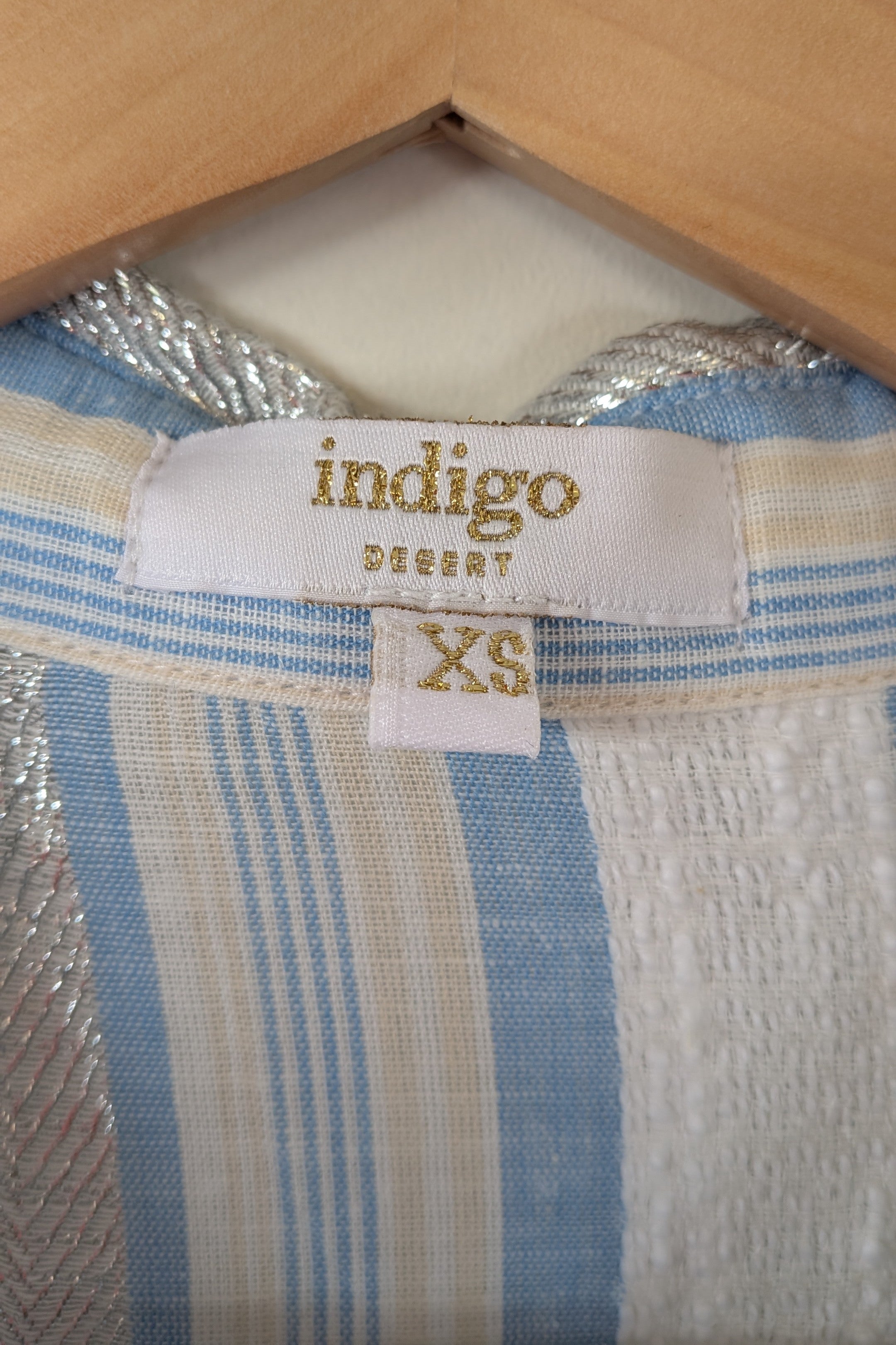 Azure and Indigo Aluna Swing Shirt Size XS BNWOT RRP $159