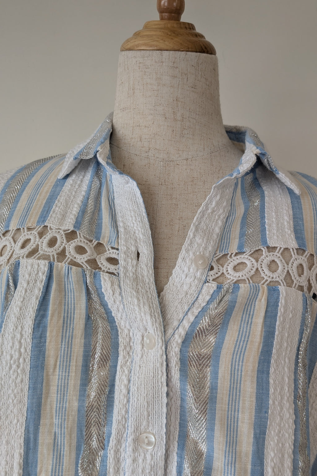 Azure and Indigo Aluna Swing Shirt Size XS BNWOT RRP $159