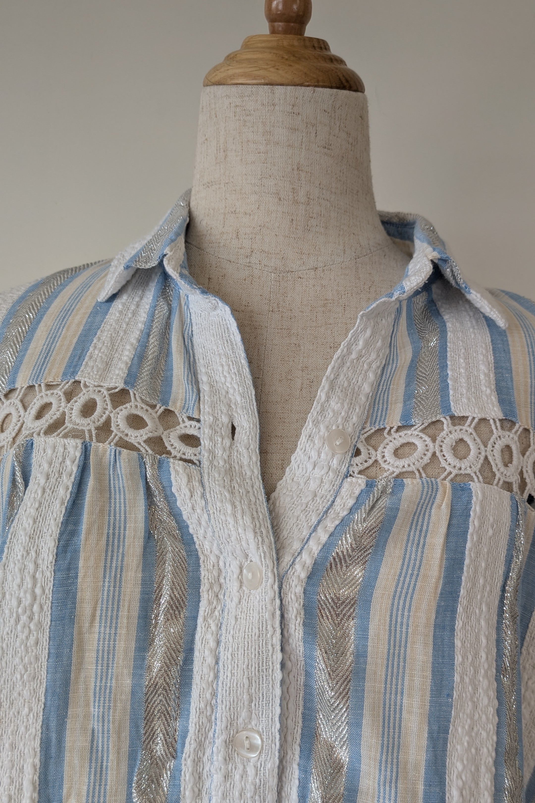 Azure and Indigo Aluna Swing Shirt Size XS BNWOT RRP $159