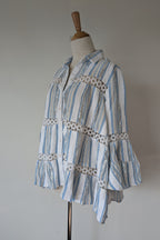 Azure and Indigo Aluna Swing Shirt Size XS BNWOT RRP $159
