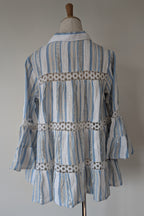 Azure and Indigo Aluna Swing Shirt Size XS BNWOT RRP $159