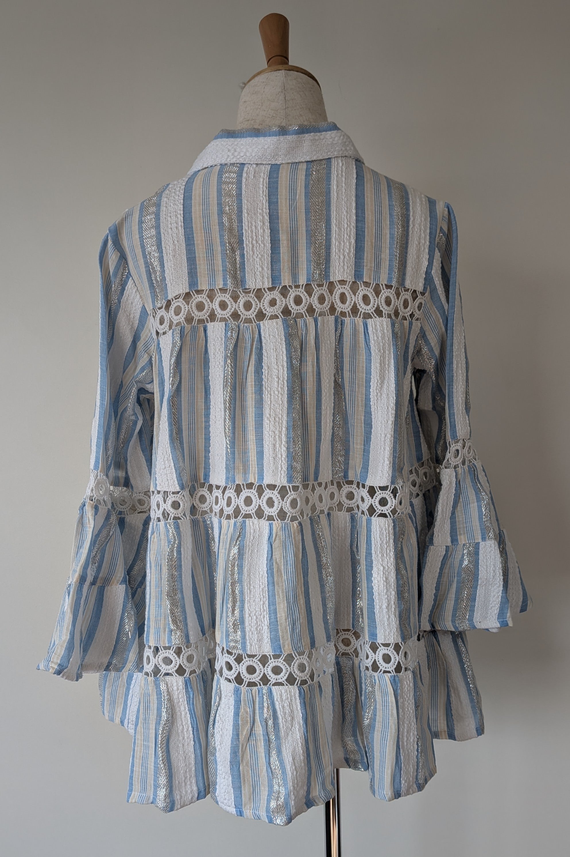 Azure and Indigo Aluna Swing Shirt Size XS BNWOT RRP $159