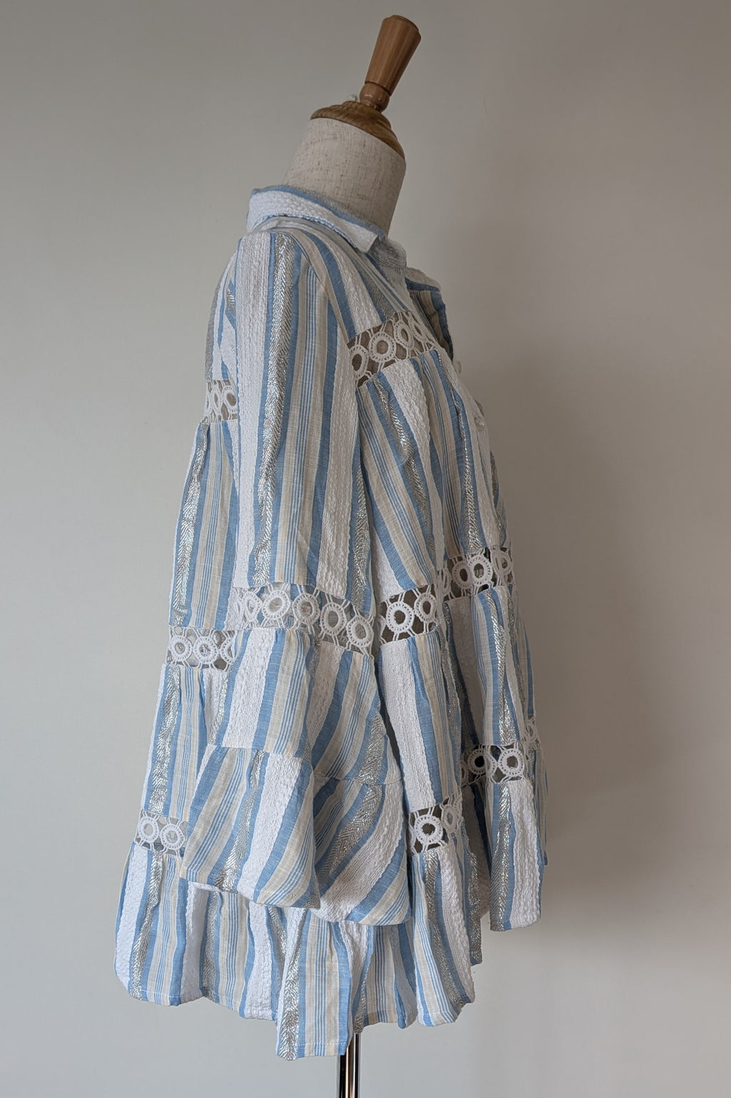 Azure and Indigo Aluna Swing Shirt Size XS BNWOT RRP $159
